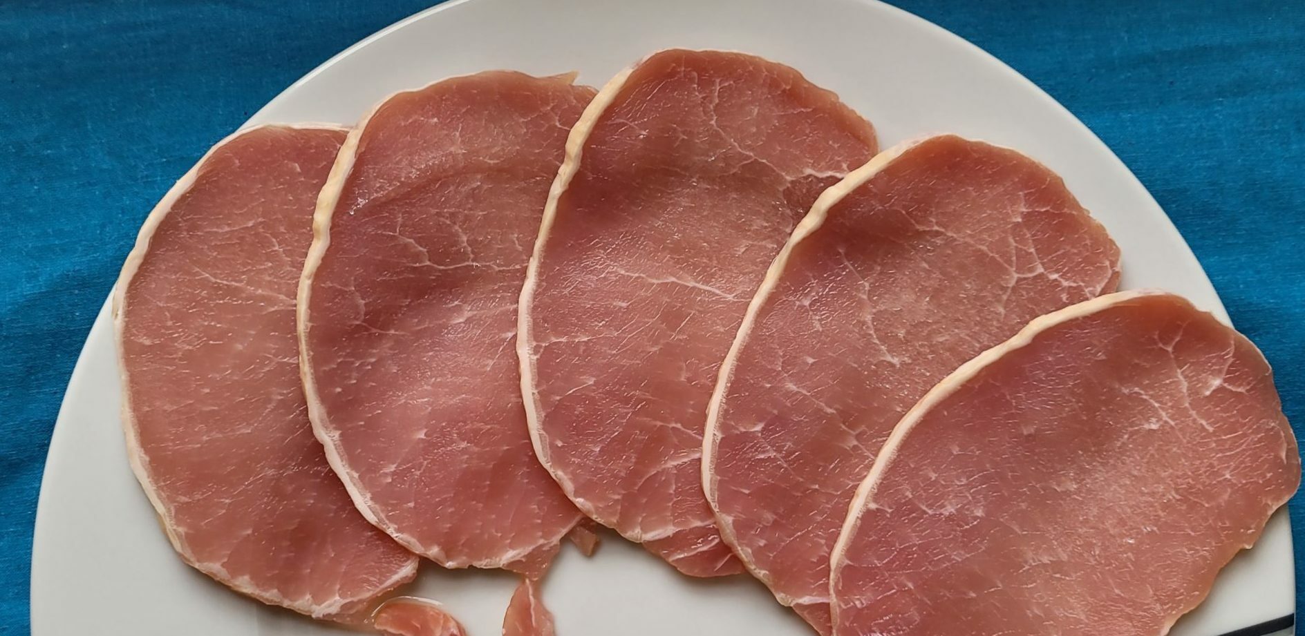 Bacon medallions on a plate